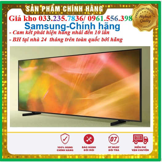 Smart Tivi Samsung 65 Inch 4K UHD UA65AU8000KXXV - Mới 100%