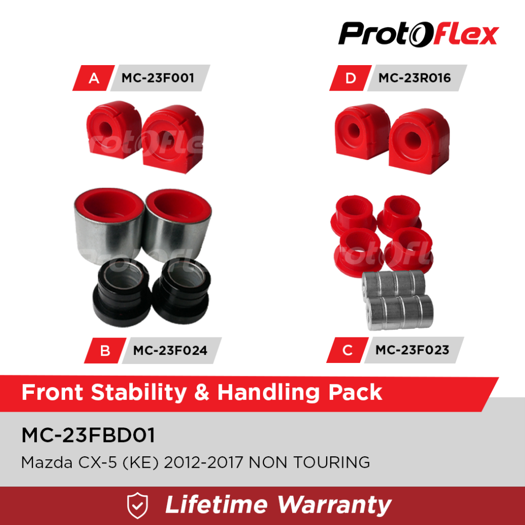 Protoflex Front Stability & Handling Pack Mazda CX-5 (KE) 12-17 NON TOURING Harga 2,200,000 rupiah*Gratis Ongkir