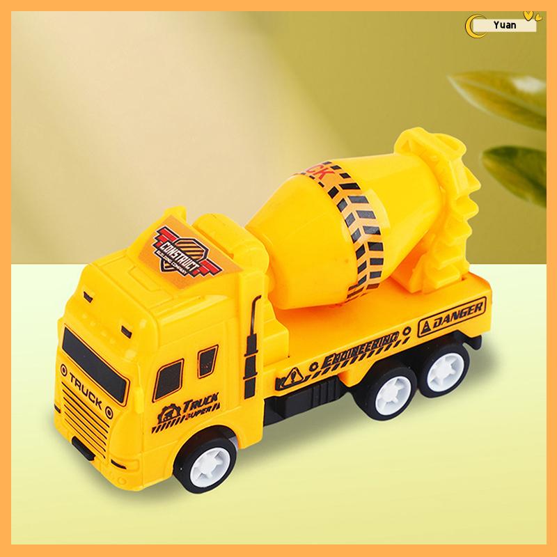 Yuan Đồ chơi trẻ em: Mô hình xe vệ sinh quán tính, xe kéo lùi, xe công binh quân sự, xe cứu hỏa – Đồ chơi bé trai, quà tặng cho trẻ em - 3
