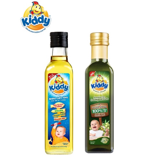 Dầu ăn Kiddy cá hồi/oliver 250ml