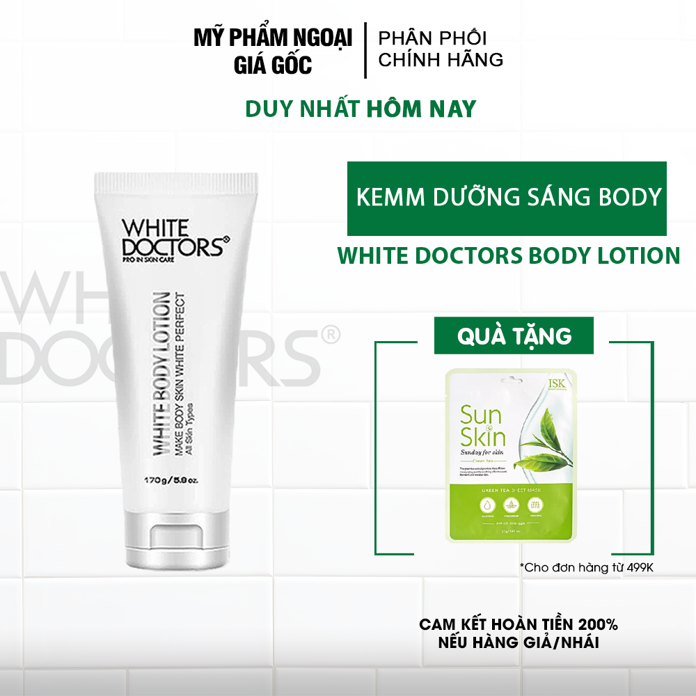 Kem dưỡng thể siêu trắng da White Doctors - White Body Lotion