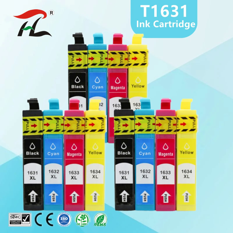 Tương thích cho epson 16xl t1631 1631 1632 hộp mực cho wf 2650 wf-2630 wf-2660 wf-2750 wf-2760 xp-320 xp-420 xp-424