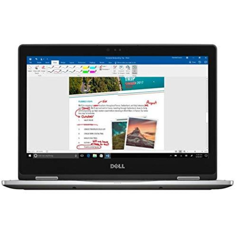 Dell Inspiron 13 7378 7000 Series 13.3in. 2-in-1 Touchscreen 128GB SSD Intel Core i3 7th Gen 8GB Memory 2.4Ghz Convertible Windows 10 Laptop – Gray (I7378-3000SLV-PUS)