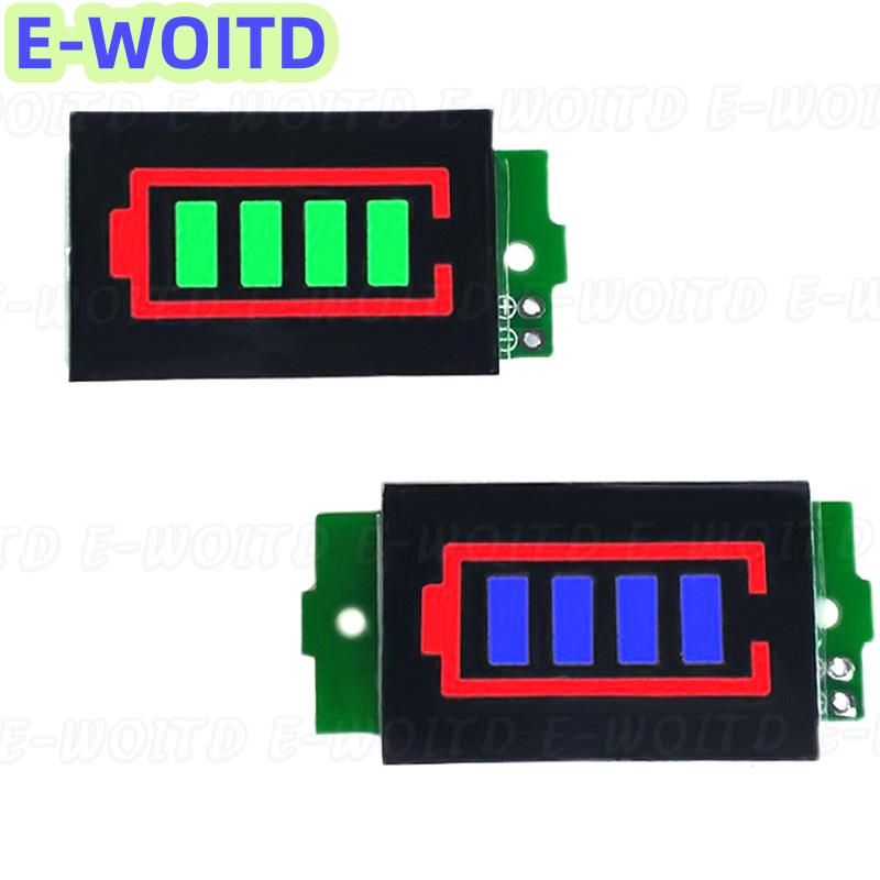 XYY 1/2/3/4/5/6/7/8S แบตเตอรี่ลิเธียมความจุโมดูลอินดิเคเตอร์สีฟ้าสีเขียวไฟฟ้ารถเครื่องทดสอบพลังงานแบตเตอรี่3.7V Li-Ion ราคา 25 บาท*ส่งฟรี