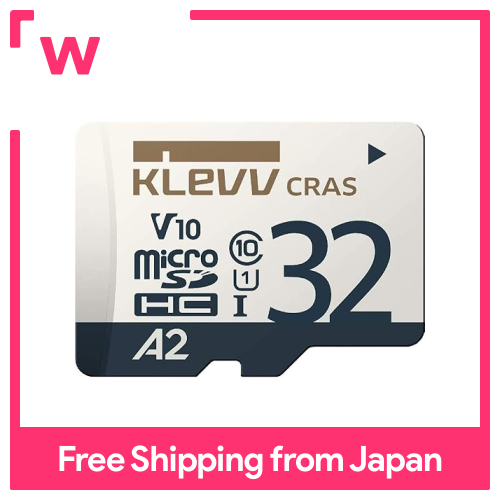 Essencore klevv MicroSDHC 32GB Class10 UHS-I U1 V10 A2 Max đọc: 100Mb/S Bộ chuyển đổi Nintendo hoạt động thử nghiệm (bảo hành của nhà sản xuất) K032GUSD6U1-CA