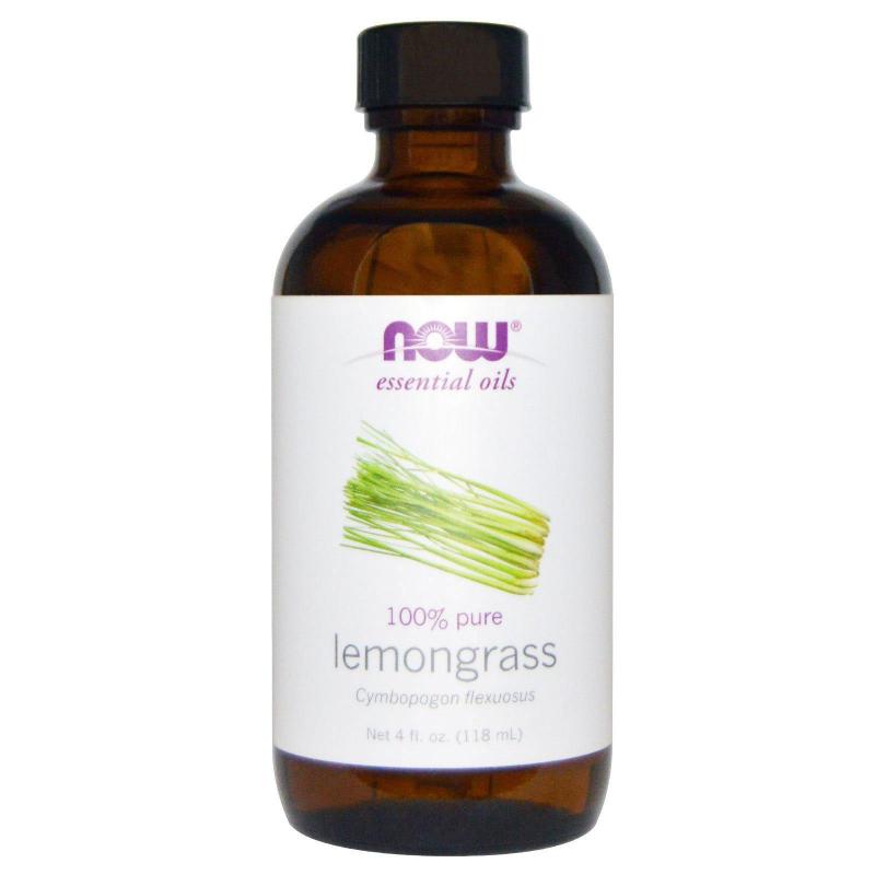 Buy Now Foods, Essential Oils, Lemongrass, 4 fl oz (118 ml) Singapore