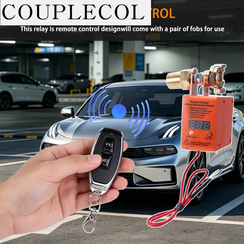 COUPLECOL Màn hình LED Công tắc ngắt kết nối pin điều khiển từ xa Giám sát điện áp thông minh 12V 240A Công tắc tắt nguồn tự động Điều khiển không dây Điều khiển từ xa Công tắc tắt xe Ô tô Giá 614,972 Đồng*Miễn phí vận chuyển