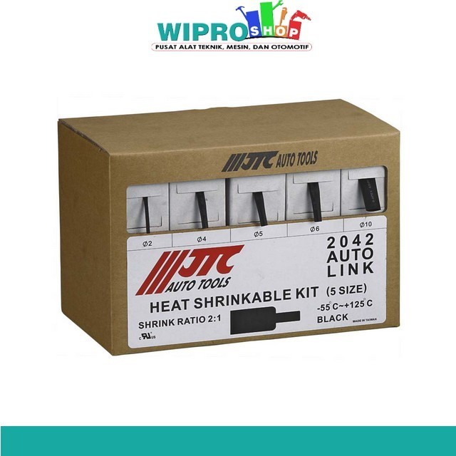 Jtc 2042-HEAT SHRINKABLE KIT (5SIZE) Harga 1,104,537 rupiah*Gratis Ongkir