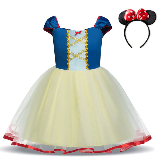 ZZOOI Fantasy Mini Mouse Baby Girl Dress Mini Mouse Cosplay Costume for Girls Christmas Party Prince