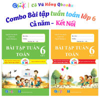 Sách - Combo Bài tập tuần toán lớp 6 - Cả năm - Kết nối tri thức ( 2 cuốn)
