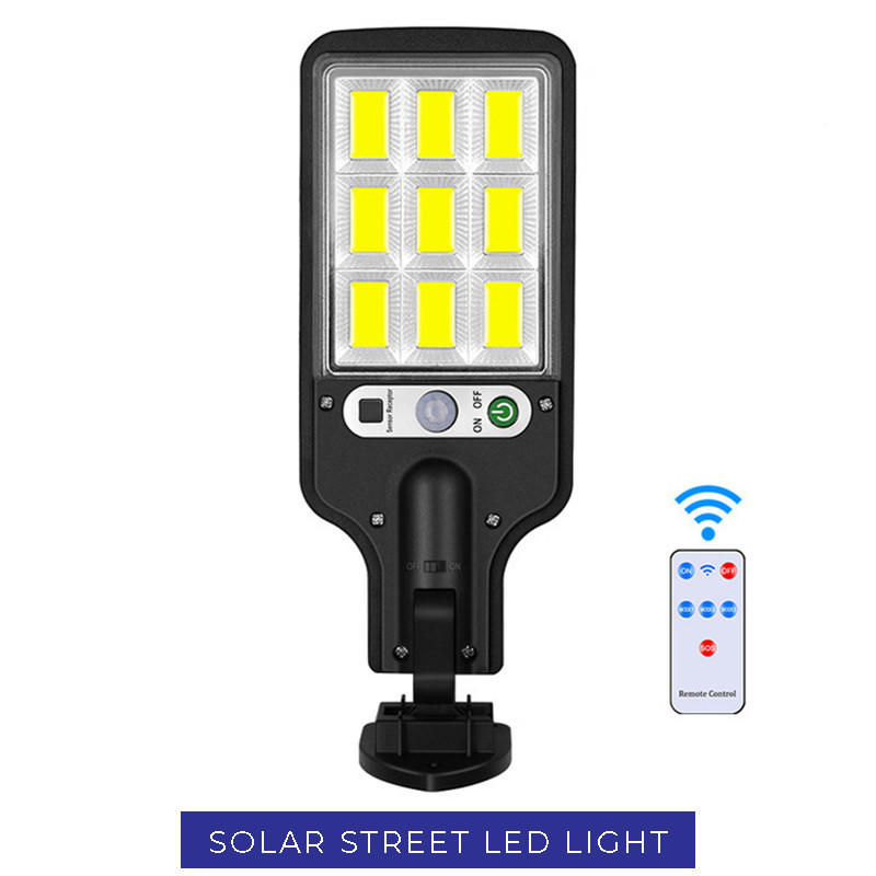 3 Modes 108 COB Solar Wall Light Motion Detect LED Outdoor Lighting Night Sensor Auto On Off Waterproof Garden Lamp