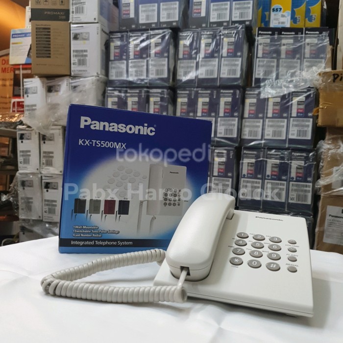 TELEPON PANASONIC KX-TS500MX-Shelishop13 Harga 300,000 rupiah*Gratis Ongkir