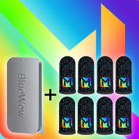 ถุงมือเล่นเกม BlueWow สำหรับมือถือถุงมือแบบ56-Pin ปลอกนิ้วเล่นเกม