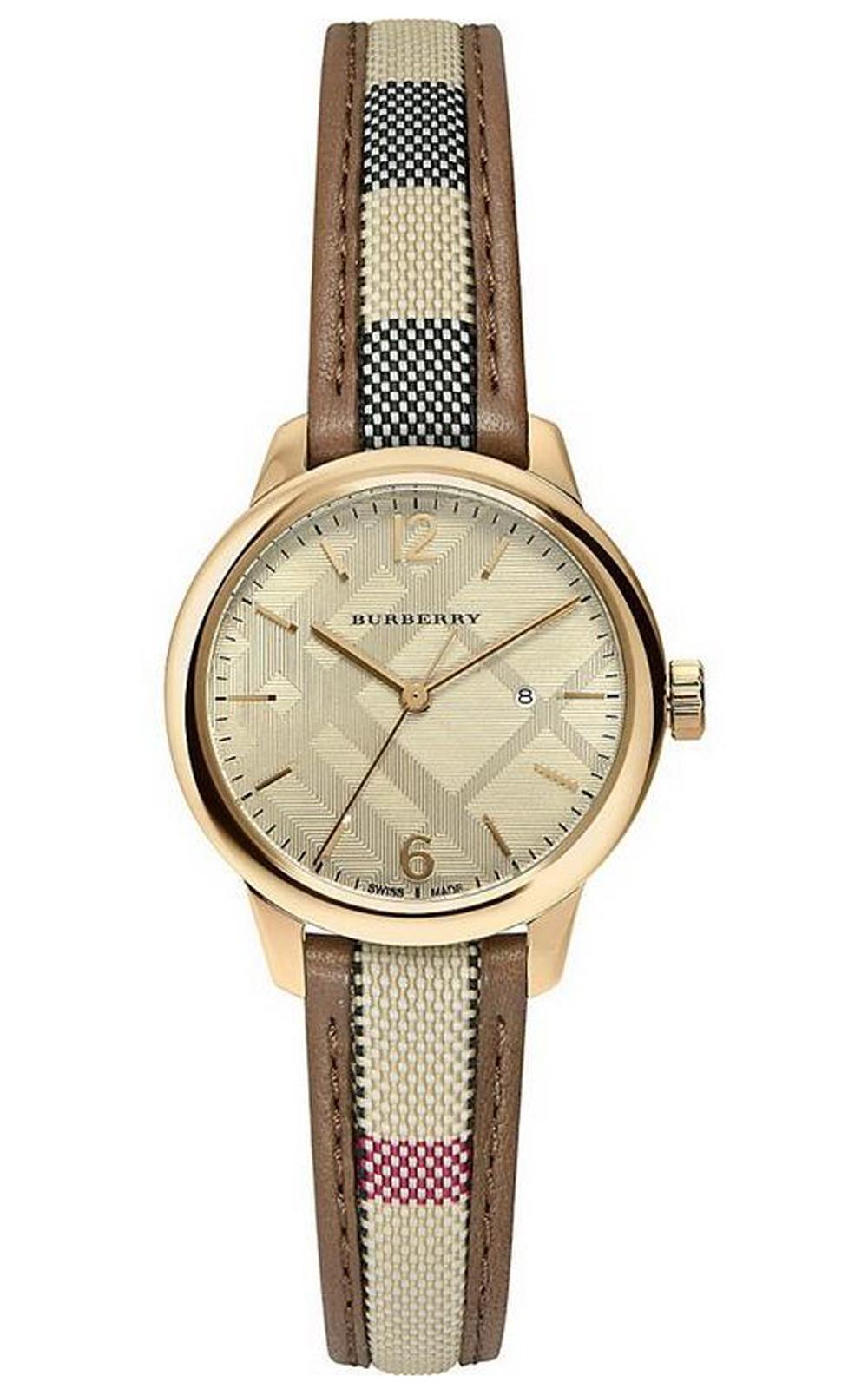 burberry gold and silver watch