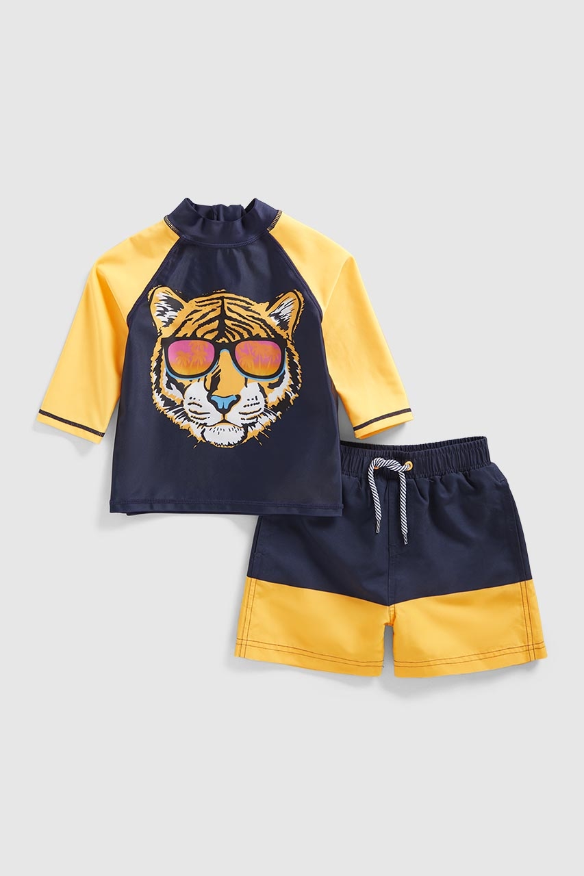 Mothercare Tiger Sunsafe Rash Vest And Woven Shorts ราคา 1,590 บาท*ส่งฟรี