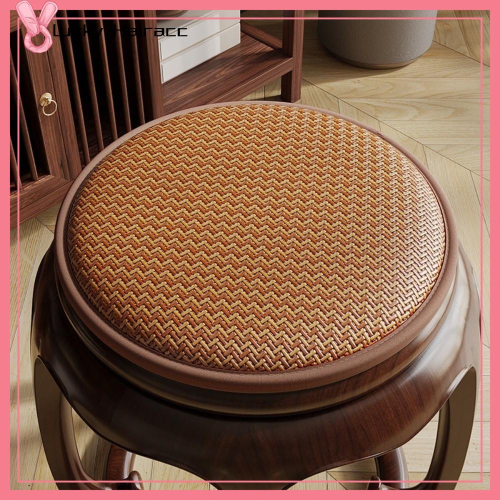 LUCKY HAIRACC Tròn Đệm ghế Chống trượt Dệt Thảm ghế  Thoải mái Ngồi lâu