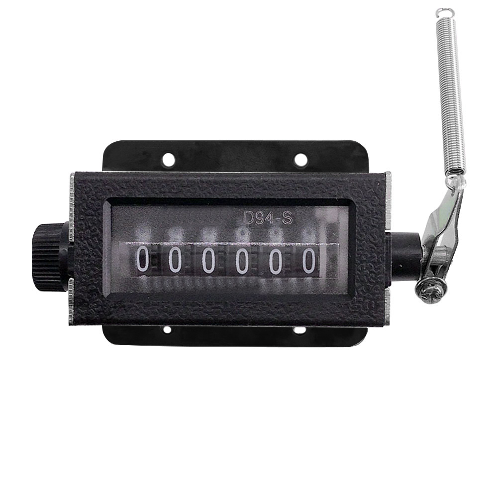 D94 S Portable 6 Digits Practical Easy Operate Mechanical Resettable Manual Accurate Tool Recording Stroke Pull Counter