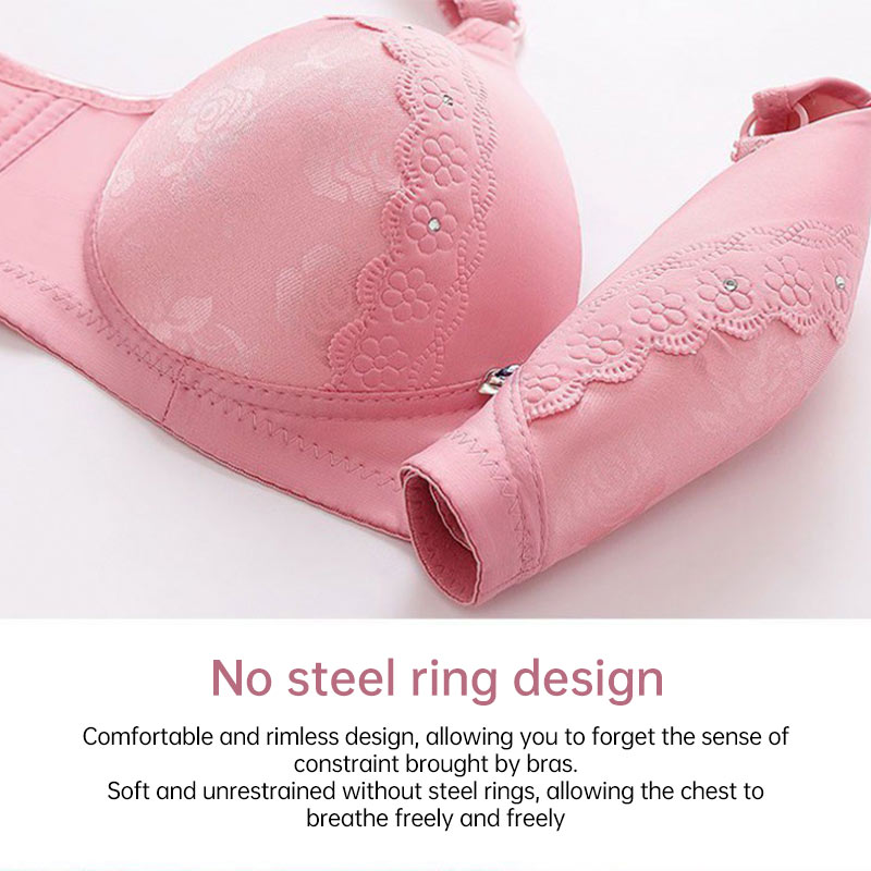 36-42 B/C Solid Color Bras For Women Plus Size Underwear Large
