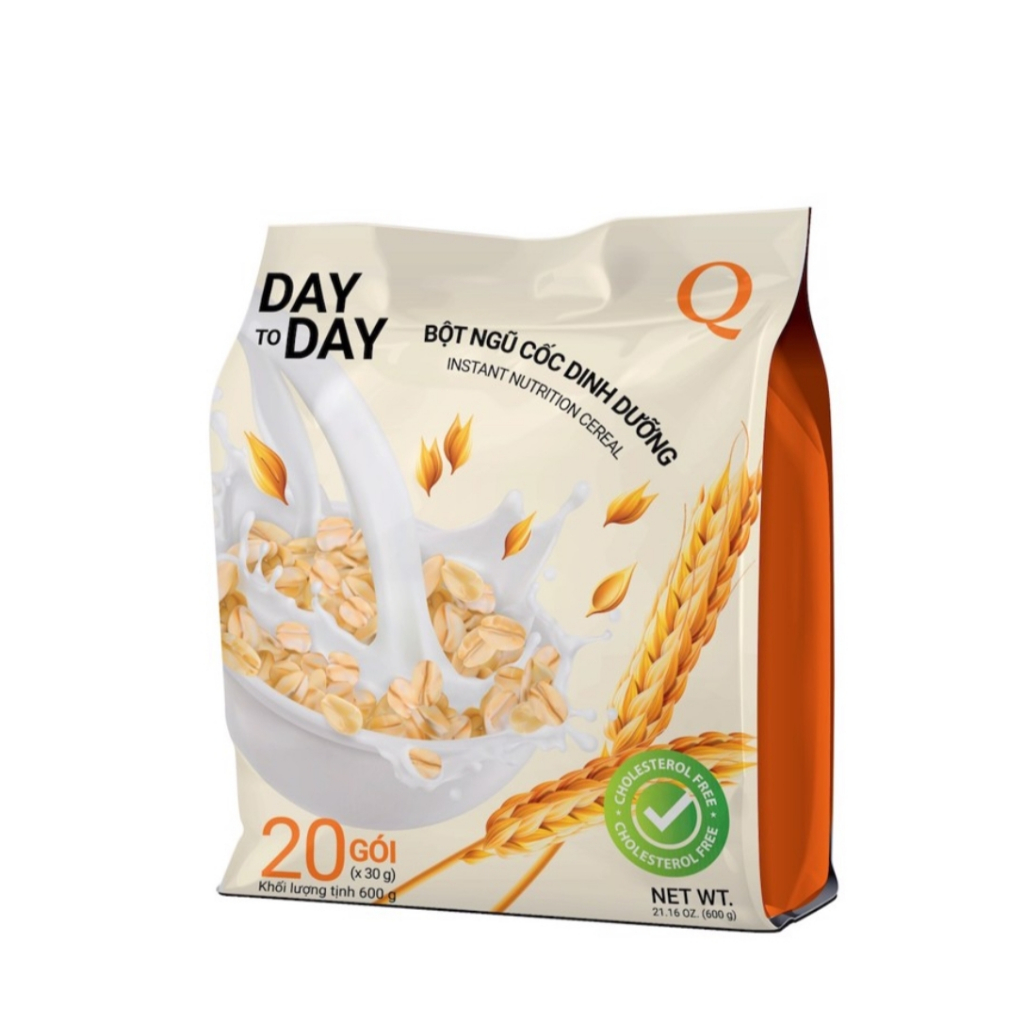 BỘT NGŨ CỐC DINH DƯỠNG HÒA TAN TRẦN QUANG 20 Gói * 30g