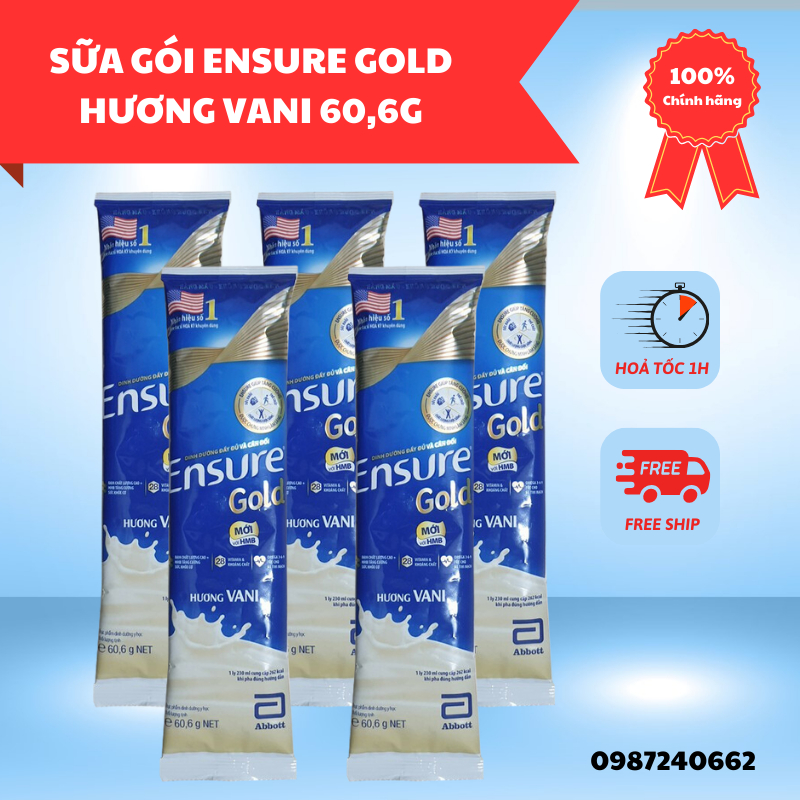 Sữa gói Ensure gold hương Vani