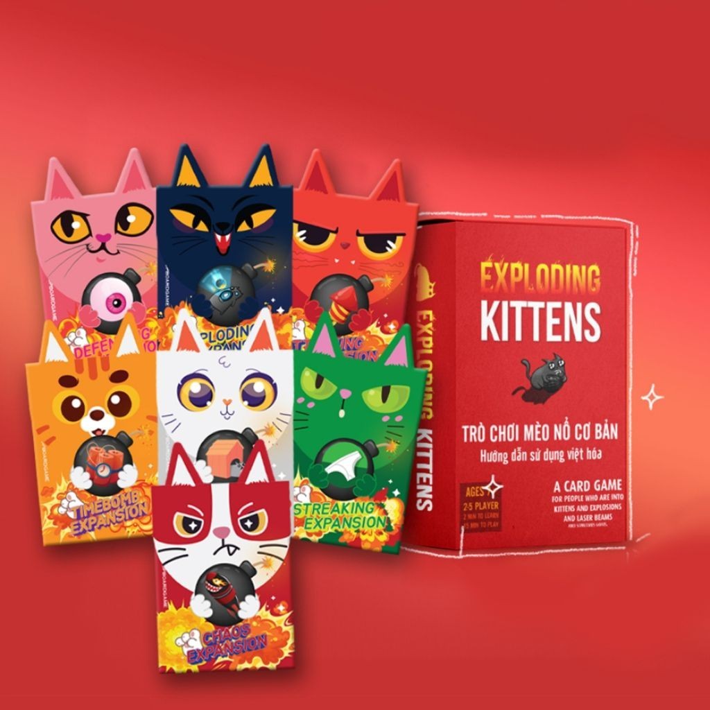 Combo Mèo Nổ - Full 7 Bản Mèo Nổ Mở Rộng (Tiếng Việt) -[𝗡𝗵𝗮𝘀𝗮𝗰𝗵𝗯𝗮𝗼𝗵𝗮𝗻]