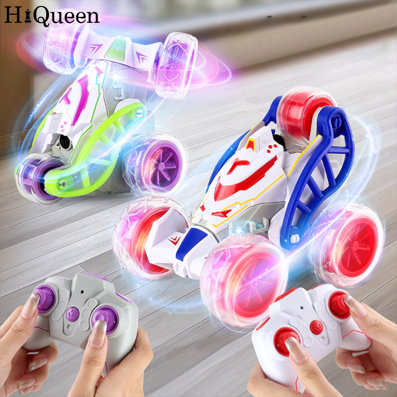 HiQueen Mini RC Cars With Light Music Spray Multi