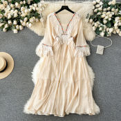Luxury Bohemian Fringe Dress - OEM
