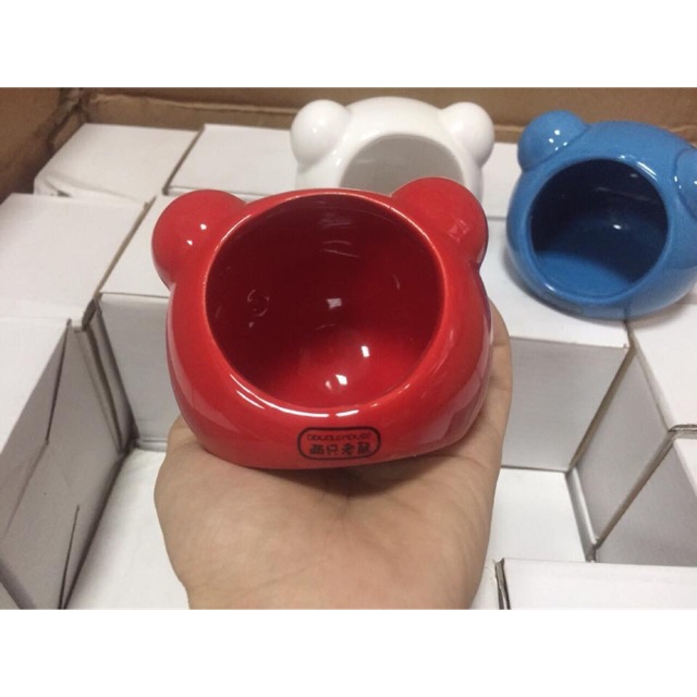 Nhà ngủ hamster - nhà sứ hình chuột mickey