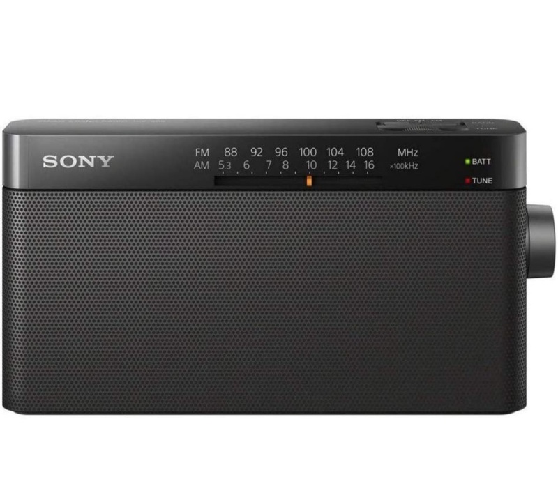 Sony ICF-306 Portable AM/FM Radio - Black Singapore