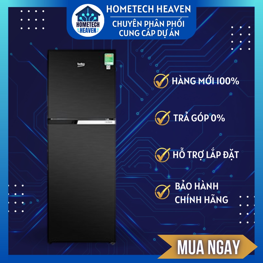 [RDNT251I50VWB] Tủ lạnh Beko Inverter 230 lít RDNT251I50VWB - Hàng Chính Hãng