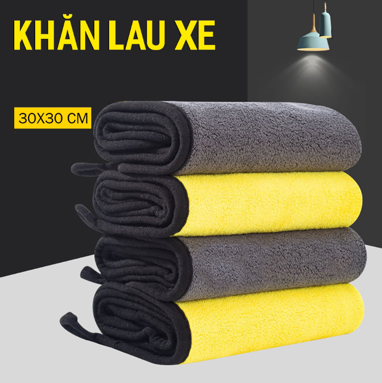 Khăn lau xe oto, lau kính đa năng siêu bền