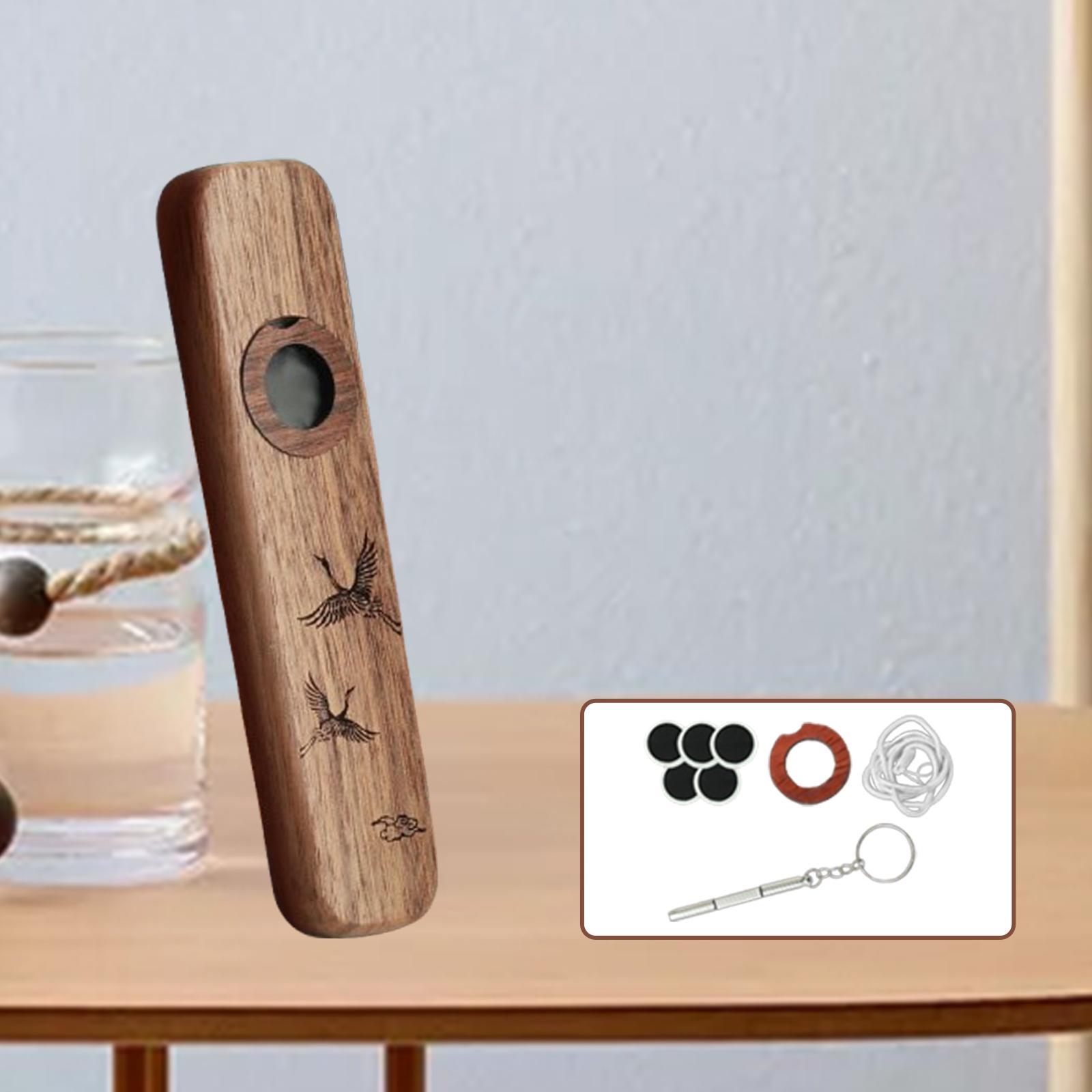 Blesiya Wooden Kazoo Flute Wind Instrument Musical Toy Portable Lightweight Funny Musical Instrument for Party Beginners Lovers Yard ราคา 593 บาท*ส่งฟรี