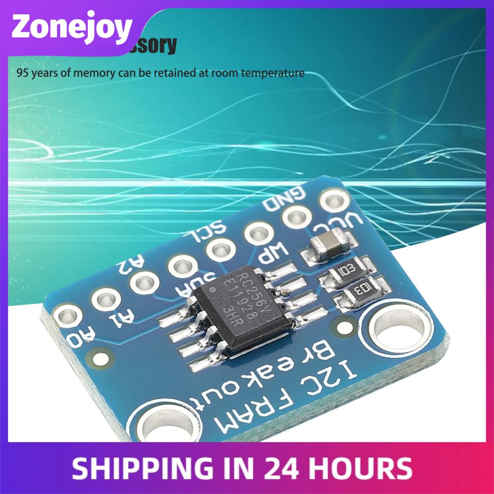 Zonejoy Bộ nhớ Công cụ phát triển IC Lớp sắt điện Bộ ghi dữ liệu năng lượng thấp Thiết bị cầm tay không dễ bay hơi 32KB Bộ nhớ cho cảnh I2C 20 MHz Đồng hồ 10 nghìn tỷ tệp Đọc Viết 9
