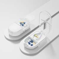 【Pfysire】ที่ตัดยาเม็ด  กล่องใส่ยาเม็ด ใบมีดสแตนเลส  คมและทนทาน ตลับตัดยา Pill Cutter ตลับตัดยาเม็ด ใส่ยากล่องพา ที่ตัดยา แบ่งเม็ดยา เฟอร์นิเจอร์ตกแต่งบ้าน