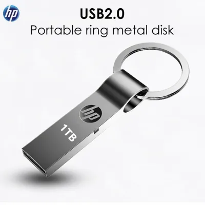 2TB HP Flash Drive USB 2.0 Pen Drive Usb 2000GB Memory Stick Metal Pendrive