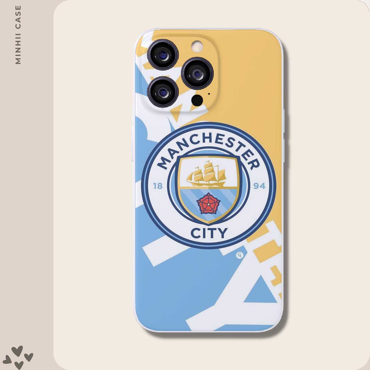 Ốp lưng điện thoại iphone bóng đá câu lạc bộ Man City đẹp cực chất 6/6splus/7/7plus/8/8plus/x/xs/11/12/13/14/pro/max/plus/promax