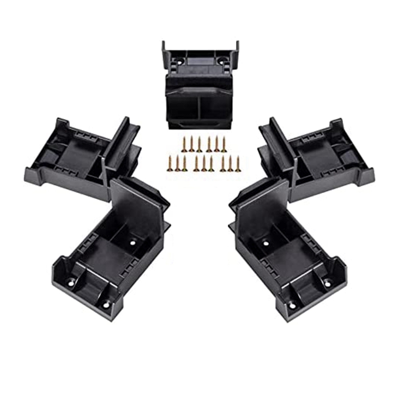 (JUYF) 5 Packs Battery Holder for 20V Battery,Tool Mount for 20V,Drill,Hanger/Dock Holder Fit for
