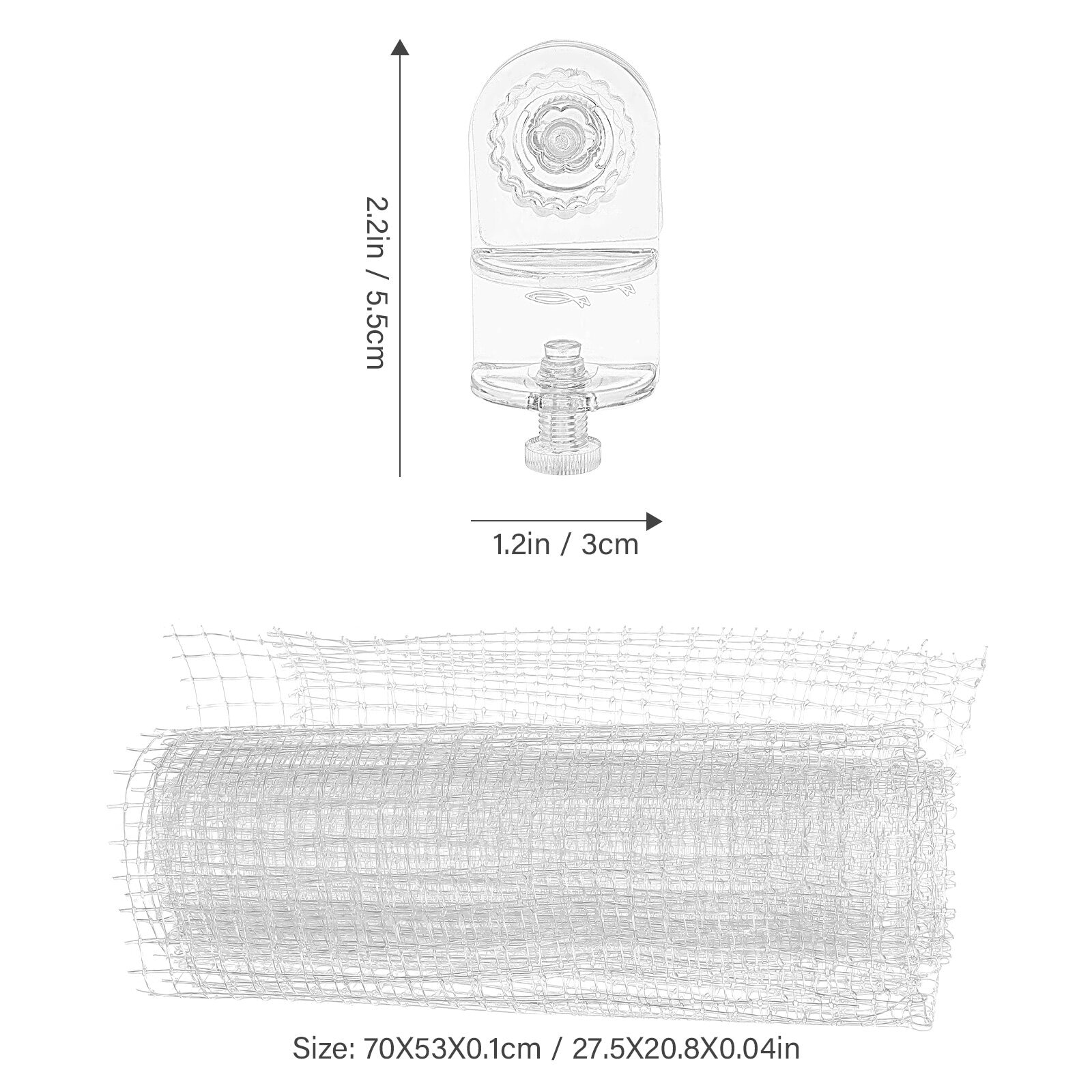 Anti-Jump Net Fish Tank Netting Cover Escape Proof Mesh Terrarium Anti-Jumping Aquarium