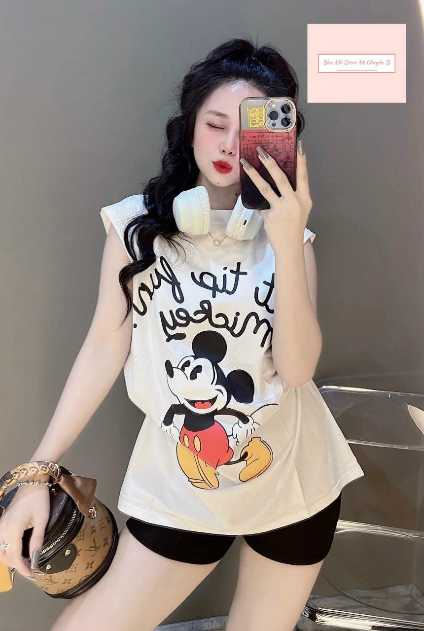 COMBO 2 Set bộ đùi chất cotton hình Micky