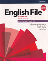 Bundanjai (หนังสือ) English File 4th ED Elementary Student s Book with Online Practice (P)