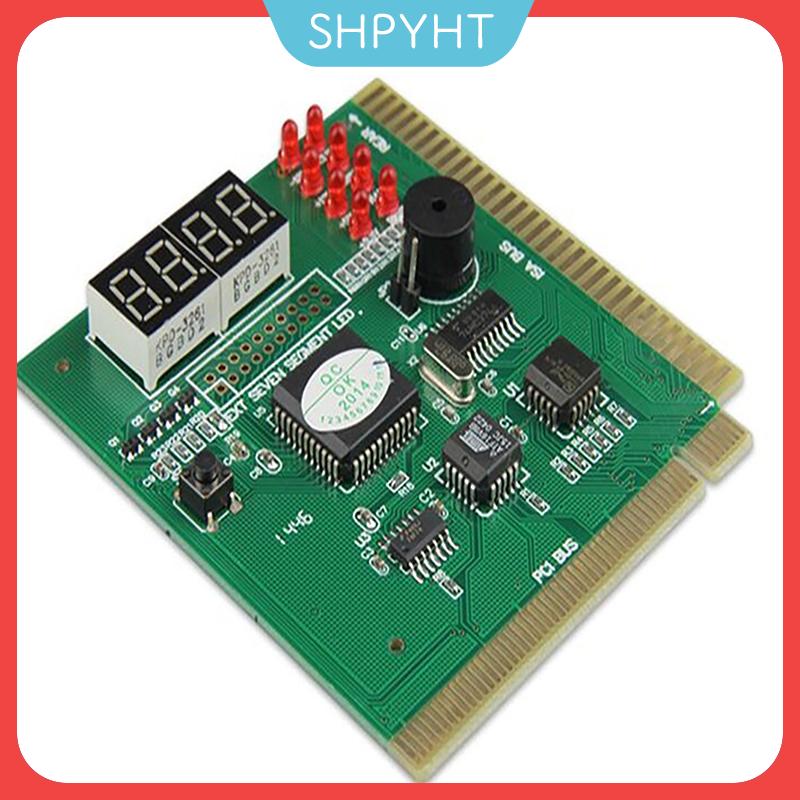 SHPYHT PCI & Isa เมนบอร์ดทดสอบการวินิจฉัยหน้าจอ4หลักคอมพิวเตอร์แม่บอร์ดเครื่องวิเคราะห์ปัญหา ราคา 179 บาท*ส่งฟรี