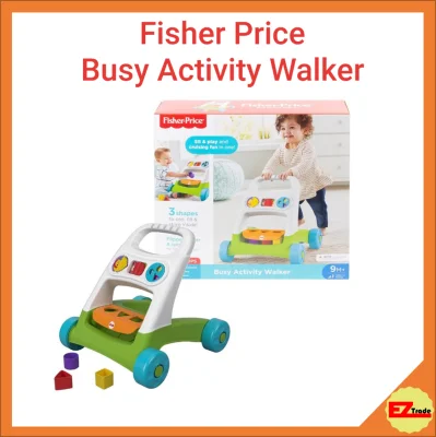 MATTEL Fisher-Price Busy Activity Walker FYK65. Baby Walker. Infant Walker. Parents Walker. Safe Walker.