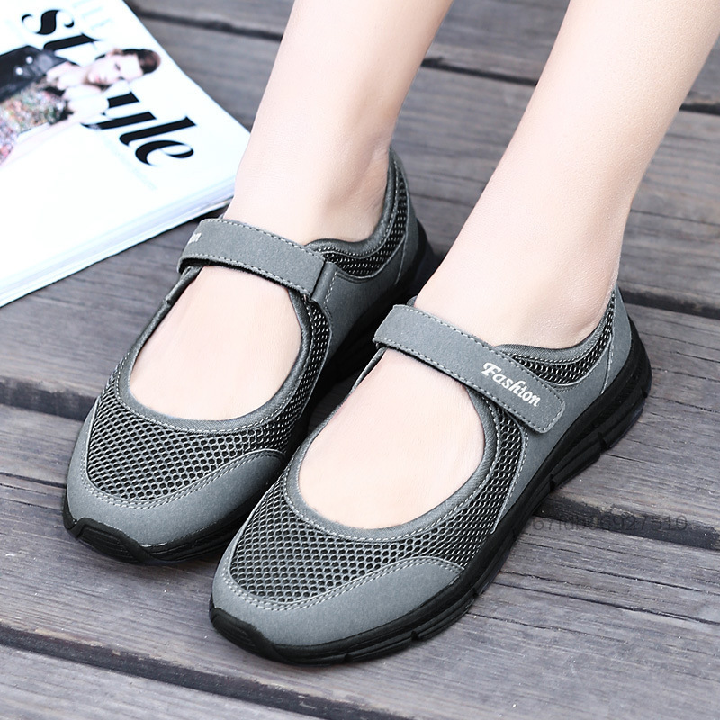 Women's Walking Sneakers Ergonomic Design Mom Shoes Footwear for Old People The Elder NSNT-VN