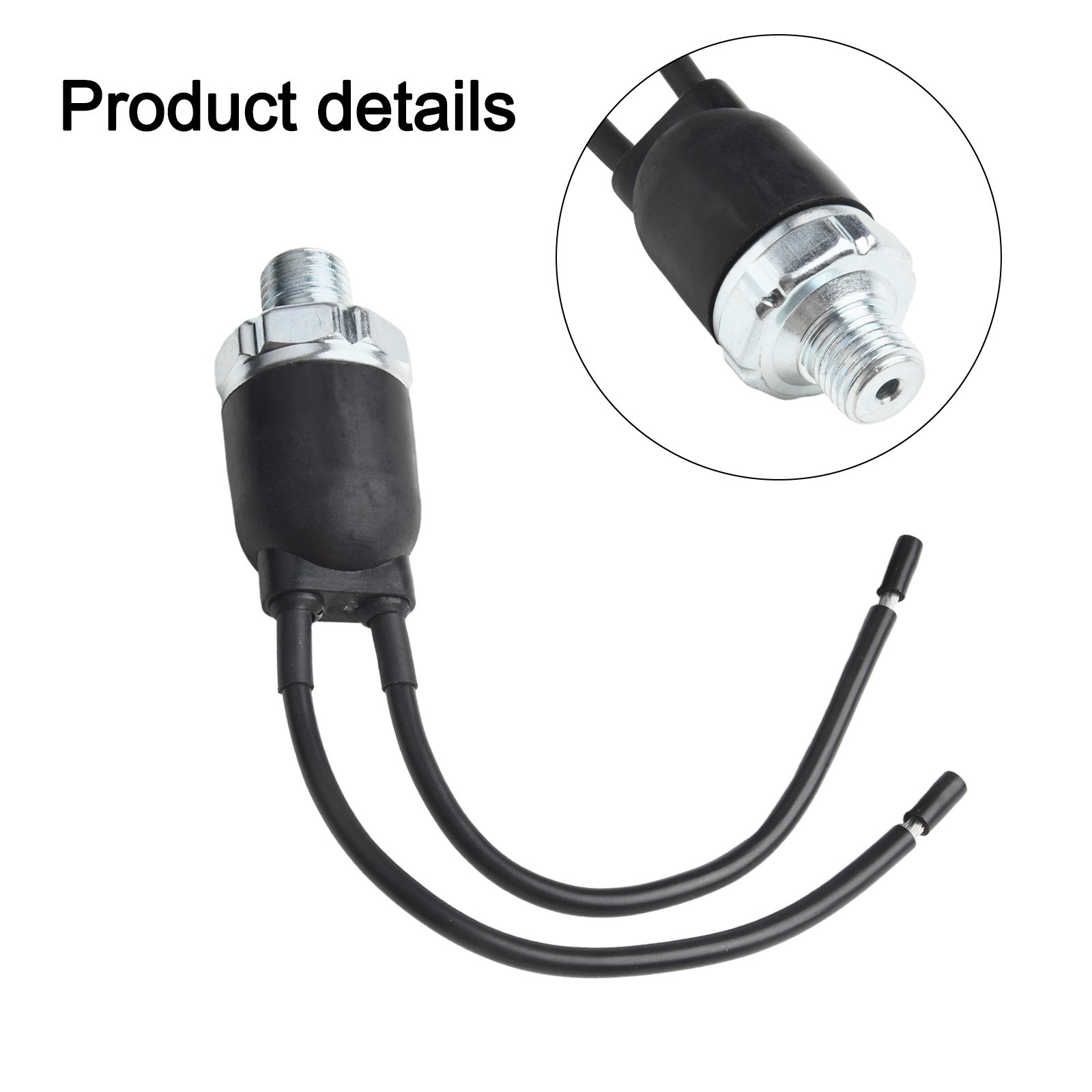 Hozzby 1/4 "NPT Công tắc áp suất máy nén khí 90-120psi kim loại điều khiển cho bình khí Train sừng và hệ thống treo, tương thích với 12V 24V AC 110V-240V 【hàng có sẵn】