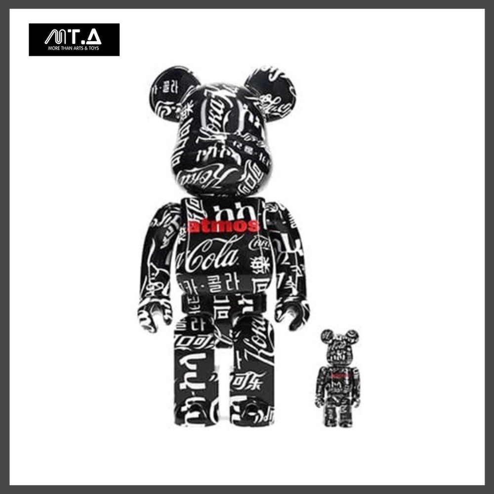 พร้อมส่ง🇹🇭 MTA. Bearbrick COCA-COLA X ATMOS TYPE-6 400%+100% ราคา 7,151 บาท*ส่งฟรี