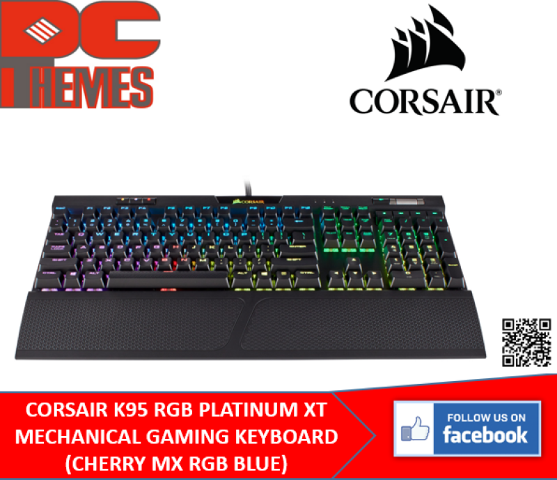 CORSAIR K95 RGB PLATINUM XT MECHANICAL GAMING KEYBOARD (BROWN / BLUE / SPEED) Singapore