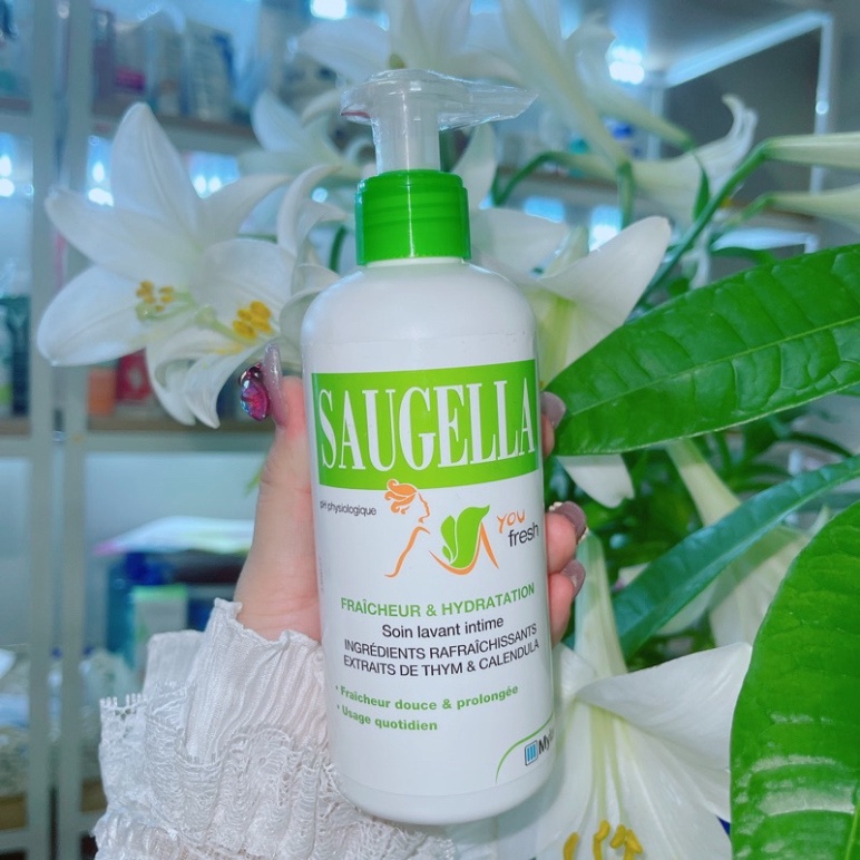 DUNG DỊCH VỆ SINH PHỤ NỮ SAUGELLA YOU FRESH 200ML (xanh lá)