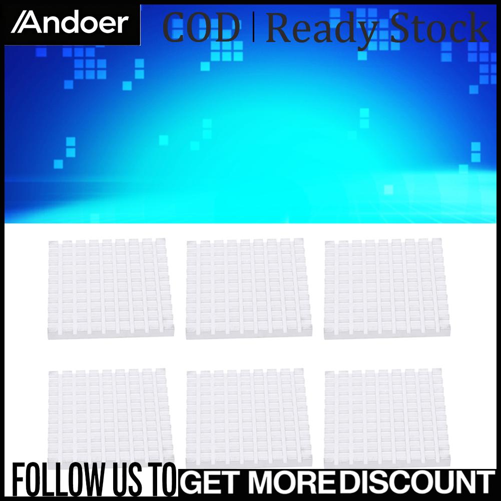 Andoer 10 Chiếc P48x5x48 Tản Nhiệt Nhôm Chip Làm Mát Vây Làm Mát Cho Chip Bảng Mạch Giá 141,000 Đồng*Miễn phí vận chuyển