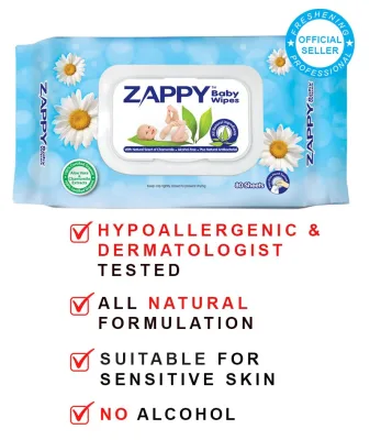 Zappy Organic Baby Wet Wipes 80s (24 Packets)