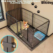 Dog Square Tube Premium Fence Playpen Dog Cage